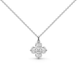 Sparkling Elegance – 925 Sterling Silver Zirconia Necklace