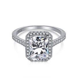 High-Quality 925 Sterling Silver Zirconia Ring – Stunning and Affordable Jewelry Piece