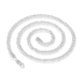 Fashionable Silver 3-6mm Byzantine Necklace Elegant Gold-Plated and Sterling Silver Necklace – Timeless Design and Premium Quality