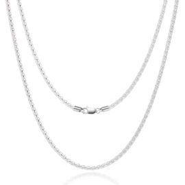 2mm-5mm Foxtail Necklace. Elegant Gold-Plated Necklace – Timeless Design and Premium Quality