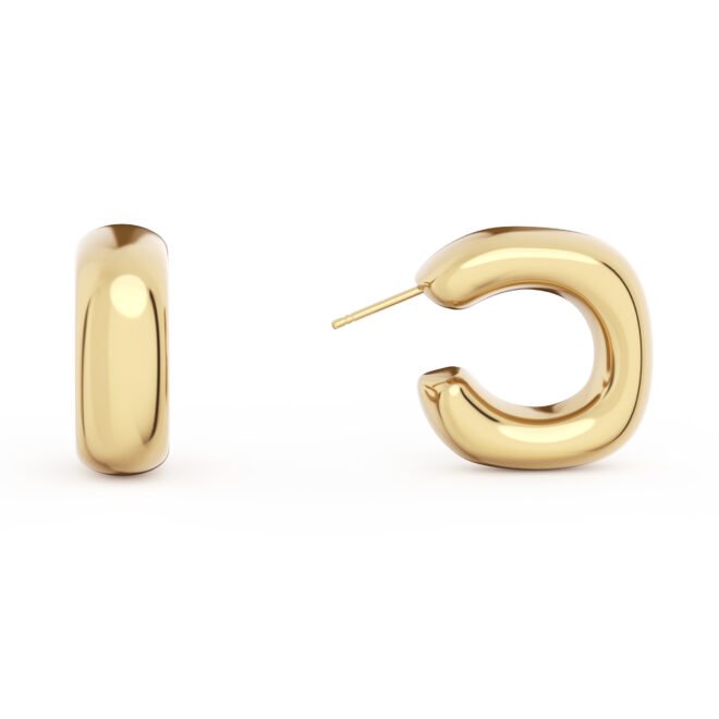 Gold Hoops Earrings for Women, Hypoallergenic Lightweight Earring for Women Jewelry