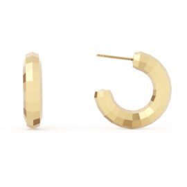 14K Gold Plated Chunky Gold Hoop Earrings for Women, Lightweight Open Hoops Earrings, Hypoallergenic Trendy Gold HoPlease rate us:op Earrings, Jewelry for Gifts